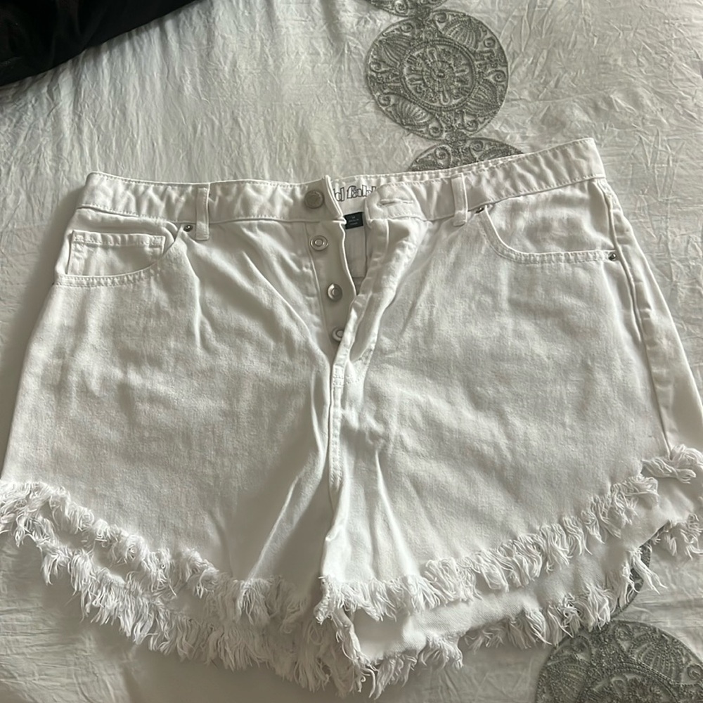 Wild Fable white Jean shorts